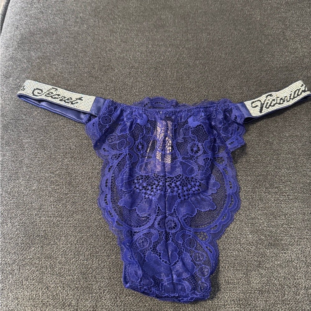 Victoria's Secret Royal Blue Lace Lingerie